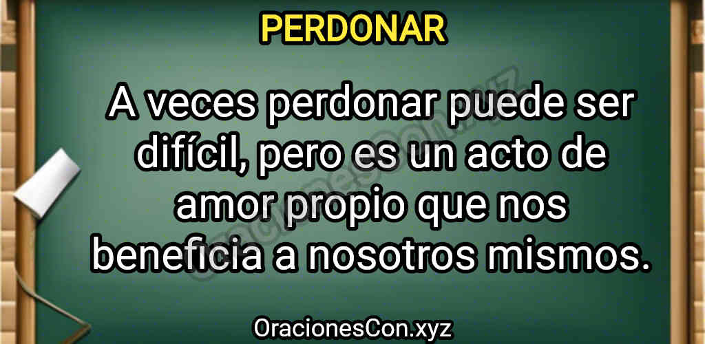 ejemplo de oración con la palabra perdonar